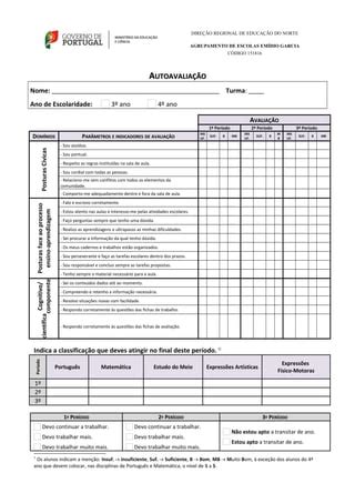 Autoavaliação 2014alunos PDF Download Gratuito