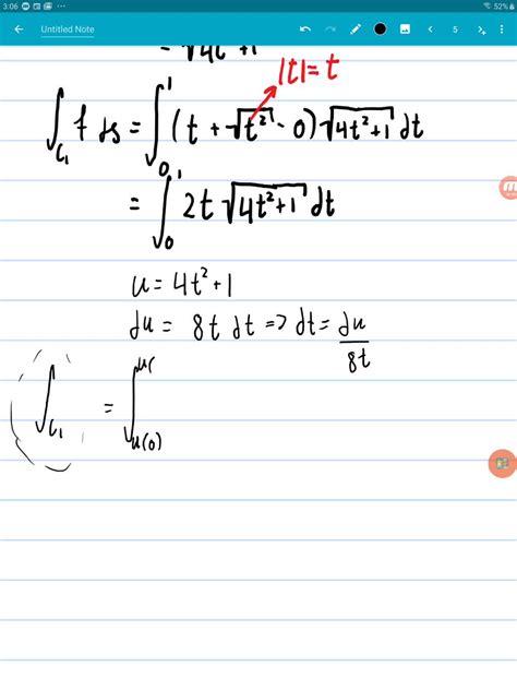 Integrate F X Y Z X Y Z Over The Path From To