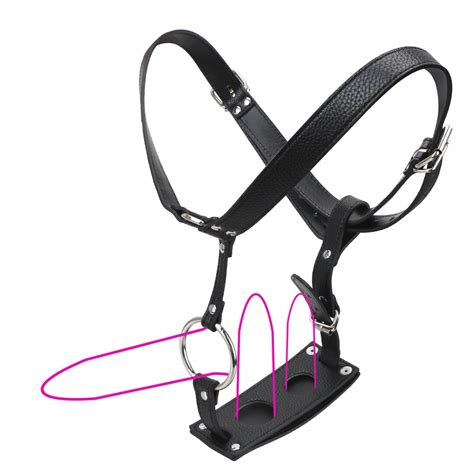 Sex Toys For Men Women Leather Chastity Device Butt Plug And Dildo Harness Belt Sex Shop