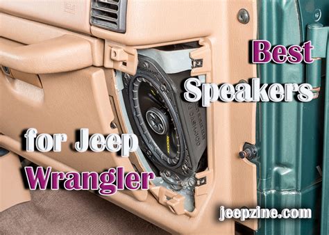 Jeep Wrangler Replacement Speakers