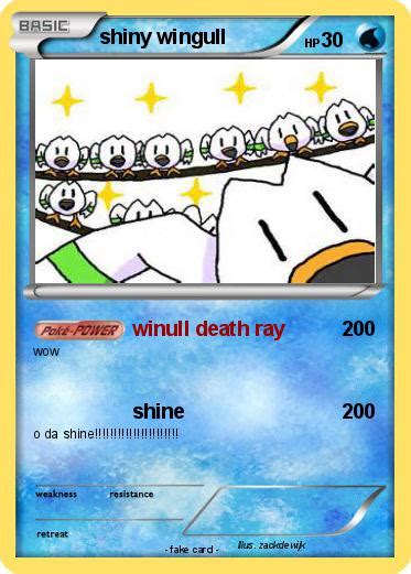 Pokémon shiny wingull - winull death ray - My Pokemon Card