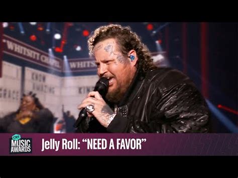 Jelly Roll Performs NEED A FAVOR 2023 CMT Music Awards Mixed Tracks