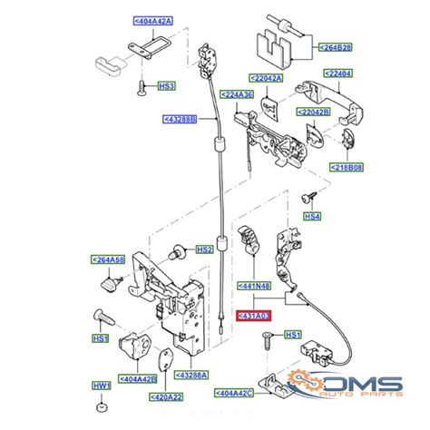 Transit Connect Rear Door Latch Oms Auto Parts