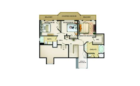 Victoria Floor Plan Upper Level JayWest Country Homes