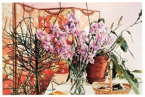 Brady Iris And Pencil Cactus 1982 Paintings I Love Pencil Cactus