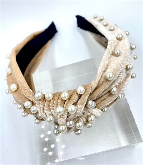 Pearl Headbands Etsy