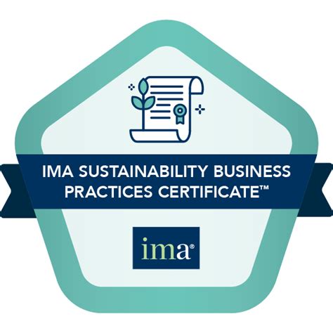 Ima Sustainability Business Practices Certificate Credly