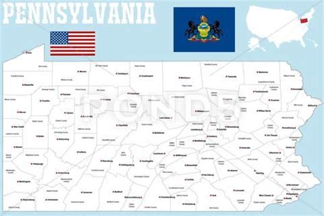 Pennsylvania County Map