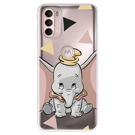 Funda Para Motorola Moto G31 Oficial De Disney Dumbo Silueta