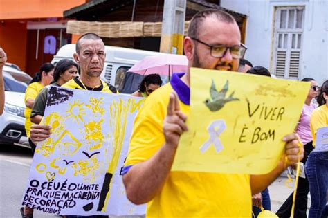 Setembro Amarelo Caps realiza caminhada em pela Valorização da Vida