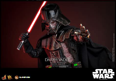 Hot Toys DX B Star Wars Th Scale Darth Vader Battle Damaged Collectible Figure
