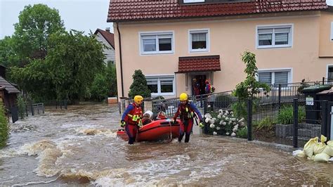 Hochwasser Ticker Landkreis Freising Pegel Sinken Katastrophenfall