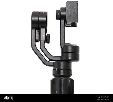 Gimbal Stabilization System With 3 Axis Gimbals On A White Background