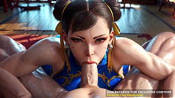 Animation D Street Fighter Chun Li se fait sucer par Full Nelson Hentai non censuré