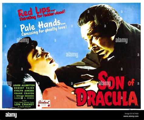 Son Of Dracula Universal Pictures Horror Film With Lon Chaney