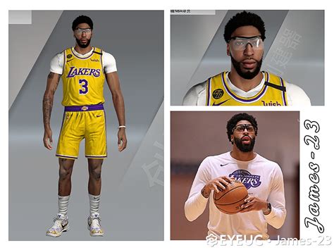 Anthony Davis Cyberface And Body Model With Goggles By James For K