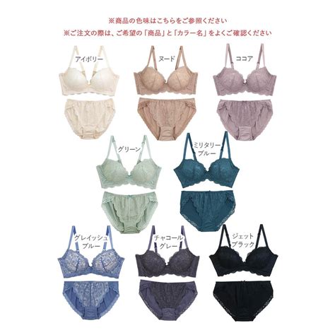 フランデランジェリー fran de lingerie しっかり盛れるノンワイヤー繊細な総レース スタイルアップワイヤレス ペアブラジャーワイヤー無し ノンワイヤーブラショーツセット