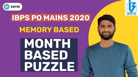 IBPS PO Mains 2020 Memory Based Paper Month Based Puzzle IBPS Mains