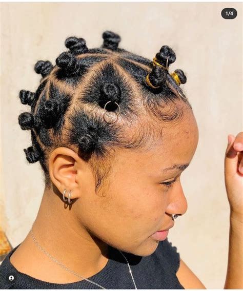 22 Lovely Bantu Knots For Your Natural Hair The Glossychic Bantu Knots Short Hair Bantu