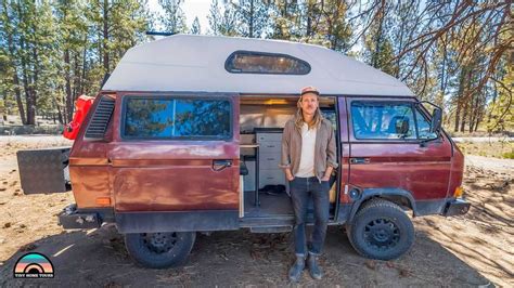 VW Vanagon Is A Cute, Cozy Custom High-Top Camper Van