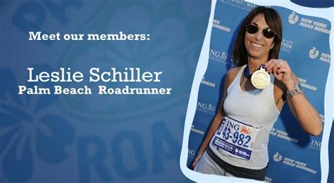 Meet Palm Beach Roadrunner Leslie Schiller Palm Beach Roadrunners