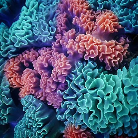 Premium AI Image | Coral Reef Texture