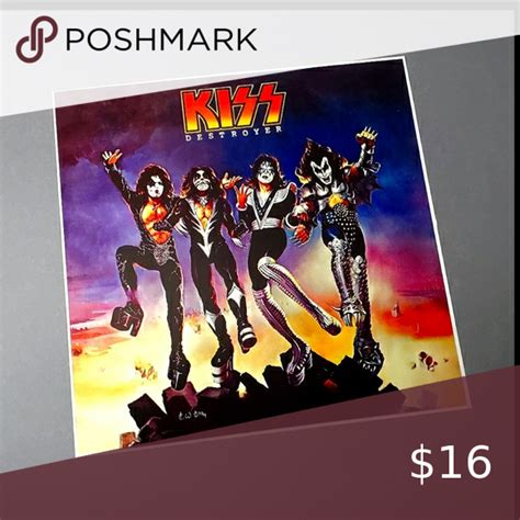 Kiss Destroyer Album Cover Wall Poster | Album covers, Poster wall, Poster