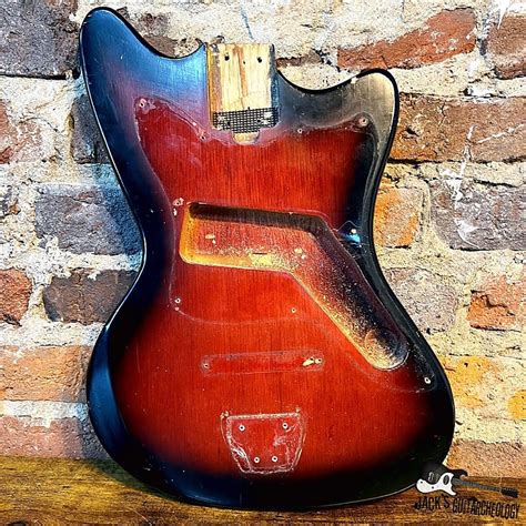 Kay Truetone Rock Star Guitar Body 1960s Redburst Reverb