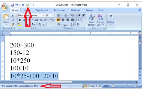 Learn New Things How To Use MS Word Built In Calculator Easily Do