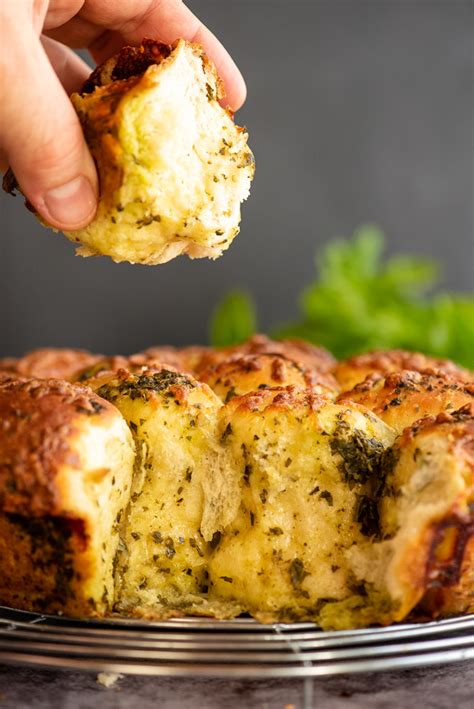 Cheesy Pesto Bread Recipe The Gourmet Larder