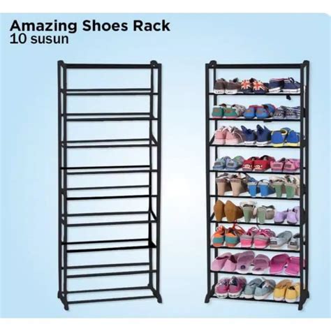 Jual AMAZING SHOE RACK RAK MULTIFUNGSI Rak Sepatu 10 Tingkat Susun