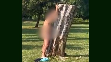 Naked Man Having Sex With Tree Caught on Camera in UK बरटन क