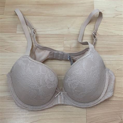 Wacoal Lace Finesse Contour Bra Nude Size 34b Euc Gem