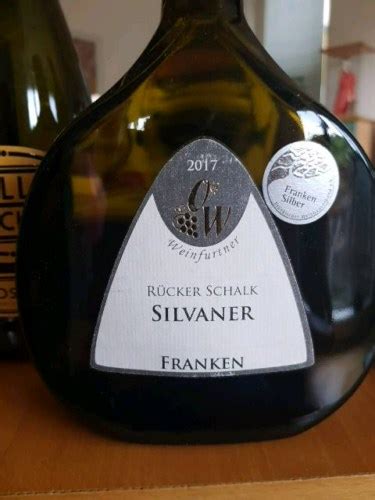 Weinbau Weinfurtner Rücker Schalk Silvanar Vivino