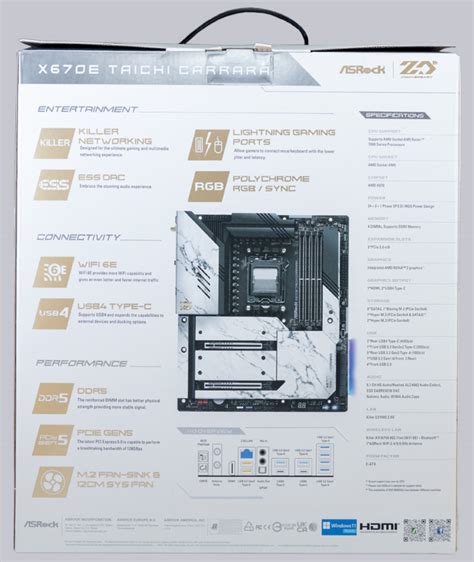 ASRock X670E Taichi Carrara Motherboard Review