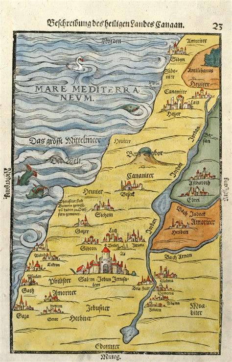 Bünting Beschreibung des heiligen Landes Heiliges Land Palästina