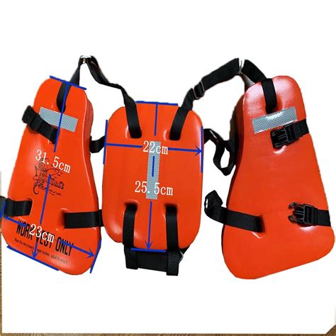 Ccsec Pvc 3 Pieces Oil Workers Using Sea Horse Work Life Vest