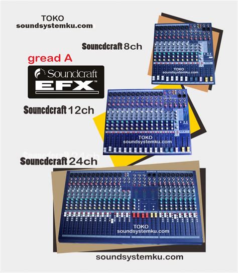 Mixer Soundcraft Series Grosir Audio Perlengkapan Sound System