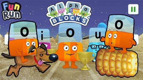 Vowel O Alphablocks Fun Run Learn To Read Phonics For Kids Youtube