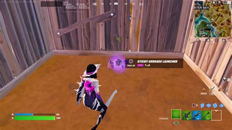 Sticky Grenade Launcher Location In Fortnite