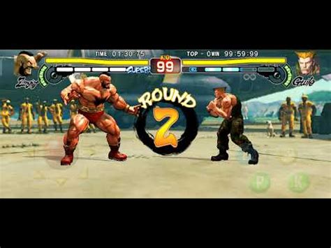 Street Fighter Iv Ce Zangief Vs Guile Great Fight Gameplay