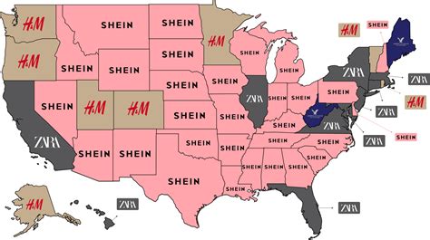 America's Favorite Fashion Brands by State - Her Modern Life