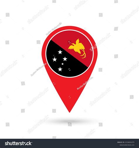 Map Pointer Contry Papua New Guinea Stock Vector Royalty Free 2134431275 Shutterstock