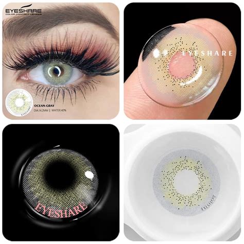 Eyeshare Natural Colored Contact Lenses For Eyes Pair Ocean Series