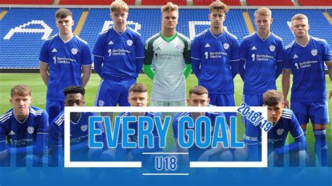 Every Goal Cardiff City U18 201819 Season Youtube