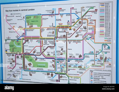 New London Bus Map