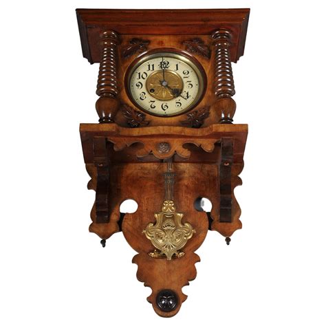 Antique Calumet Baking Soda Oak Advertising Regulator Clock By Sessions C1890 At 1stdibs