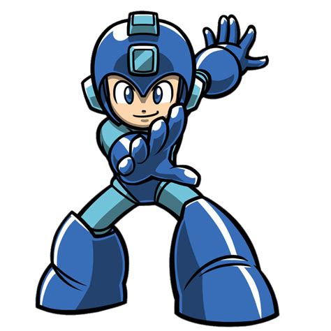 Mega Man Vector Art Icon Png Image