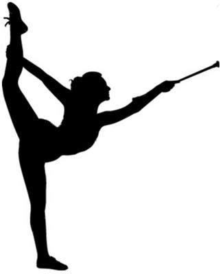 Majorette Silhouette at GetDrawings | Free download