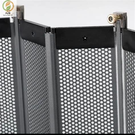 wholesaler price pleated bidfold metal mesh screen  security door pleated metal mesh screen